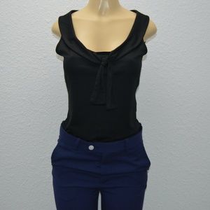 The Limited S black sleeveless blouse
